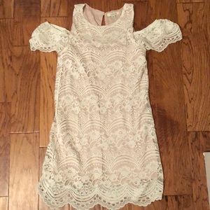 Francesca Cold Shoulder Lace Dress